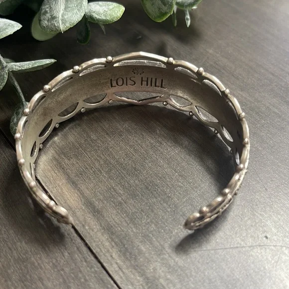 Authentic Lois Hill Sterling Cuff - Picture 2 of 3